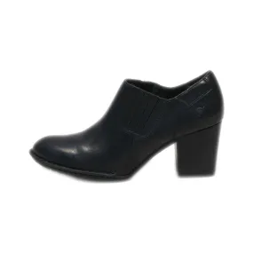 Born Mid-Heel Shoes Leather Black Colour For Women