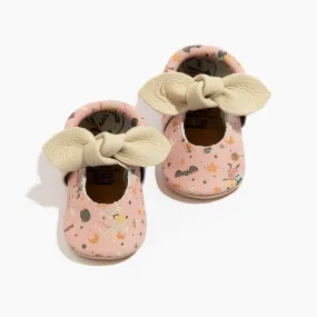 Disney Mickey and Minnie Halloween Knotted Bow Baby Shoe