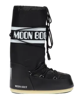 MB Icon High Black Nylon Boots